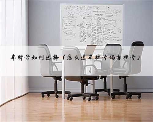 车牌号如何选择（怎么选车牌号码吉祥号）